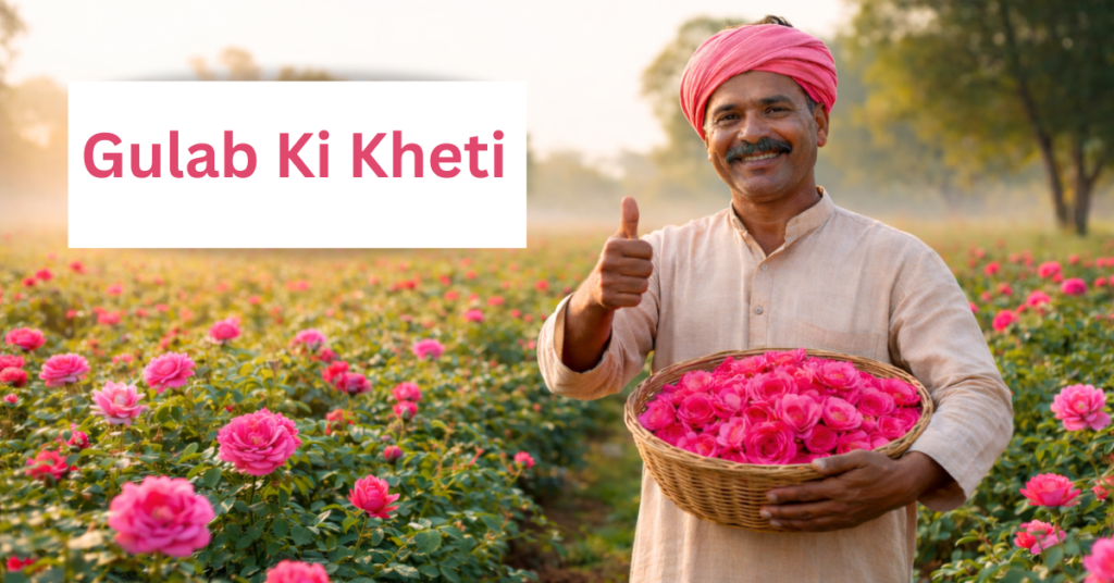 Gulab-ki-kheti-in-india