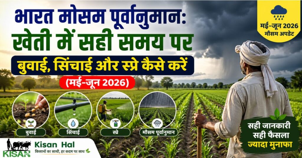 भारत मौसम पूर्वानुमान-kisanhal
