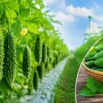 Bitter gourd farming
