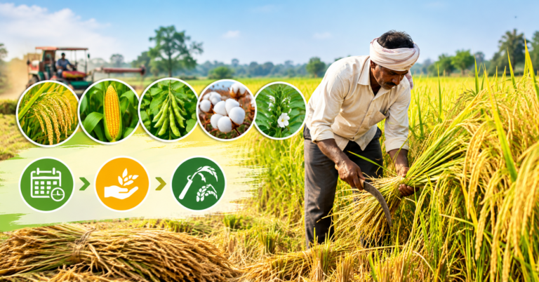 Kharif-faslo-ki-katai-ka-shi-smay